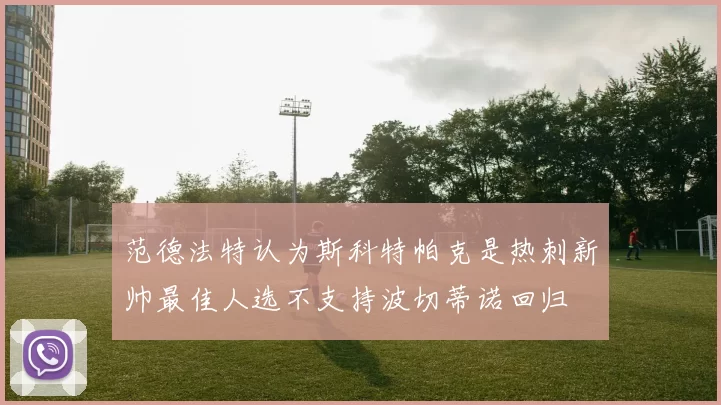 范德法特认为斯科特帕克是热刺新帅最佳人选不支持波切蒂诺回归